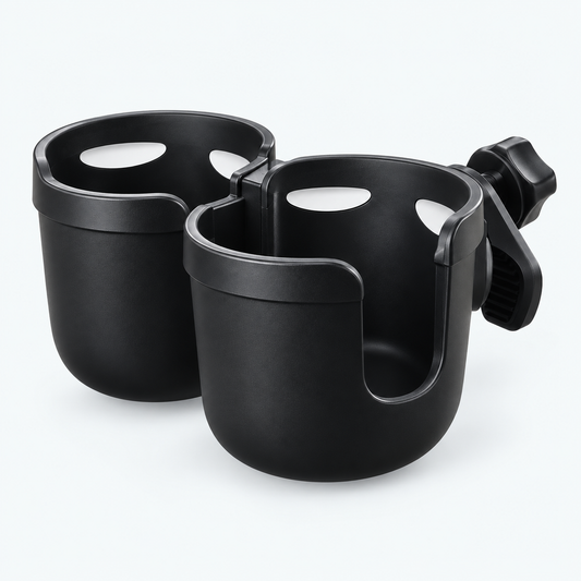 Dual Baby Stroller Cup Holder — alternate view