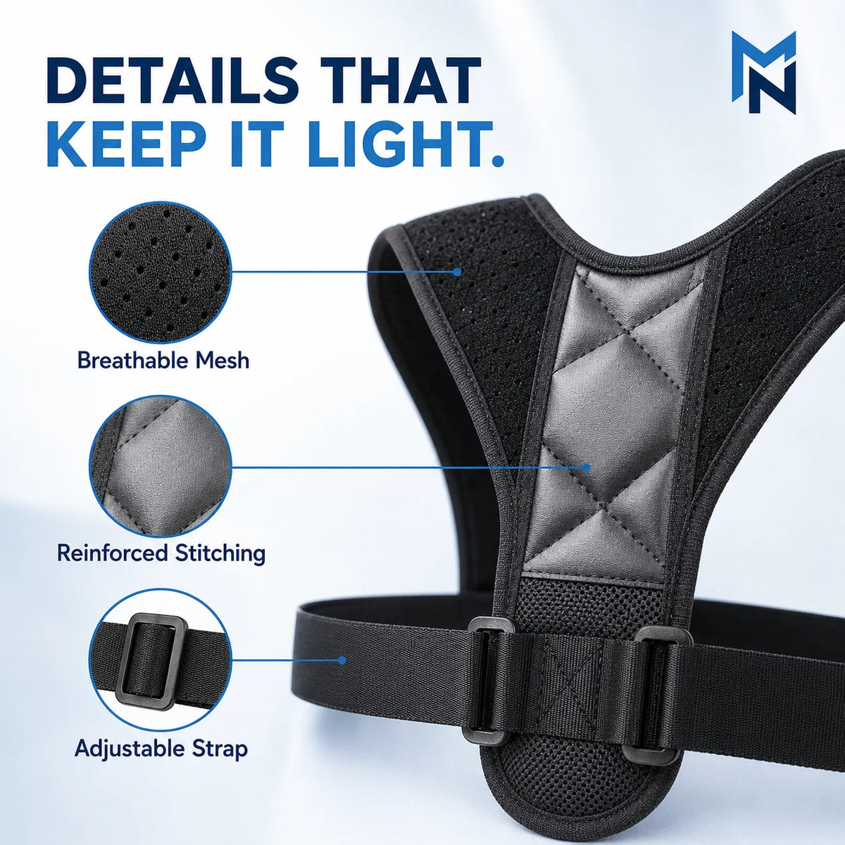 AlignEase Adjustable Posture Support