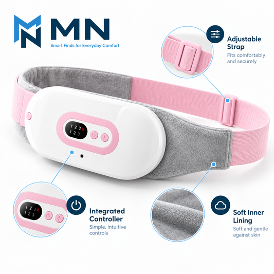 Heated Waist Wrap with Hot & Cold Compress — front product view