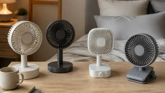 4 Quiet Rechargeable Desk Fans for Bedroom Comfort
