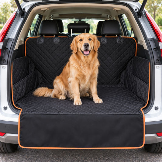 MN AMERICA Quilted Car Trunk Pet Liner for cleaner dog-friendly road trips