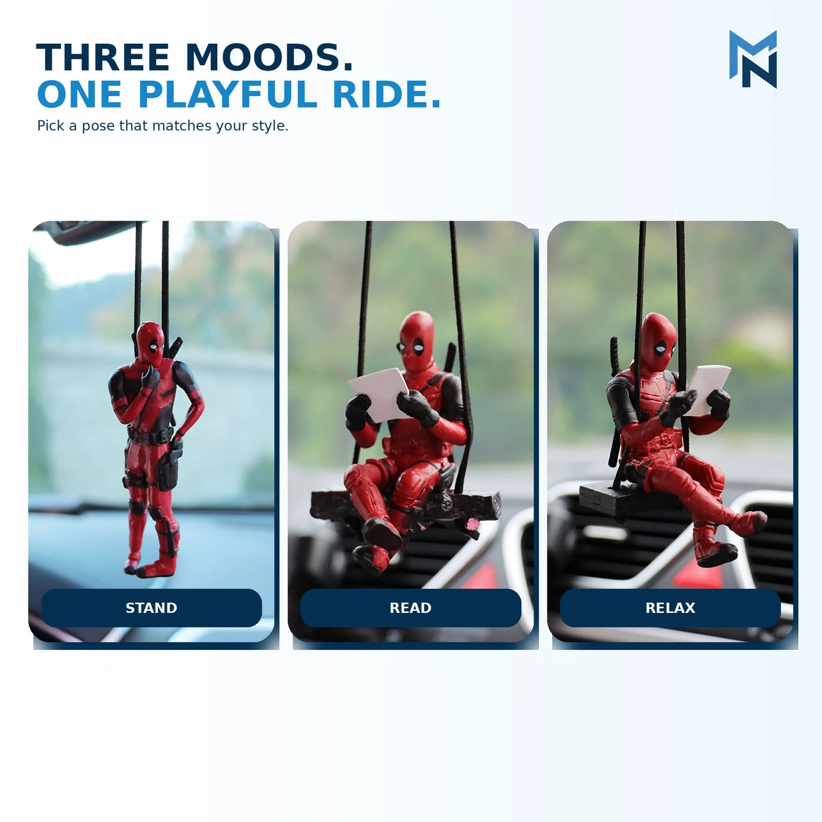 Red Rogue Car Mirror Swing Charm