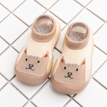 Soft-Knit Baby Sock Shoes