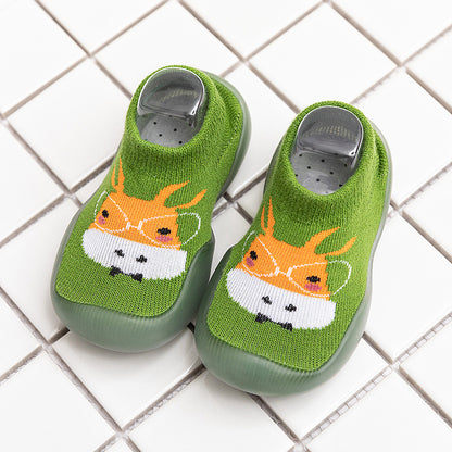 Soft-Knit Baby Sock Shoes