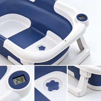 Foldable Temperature-Sensing Baby Bathtub — Product detail