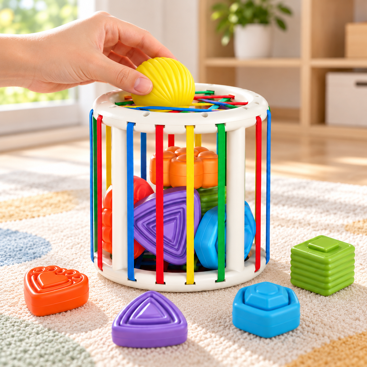 Rainbow Baby Sensory Activity Toy — Lifestyle