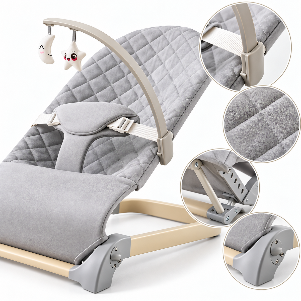 Natural-Sway Baby Rocker & Lounger — Product detail