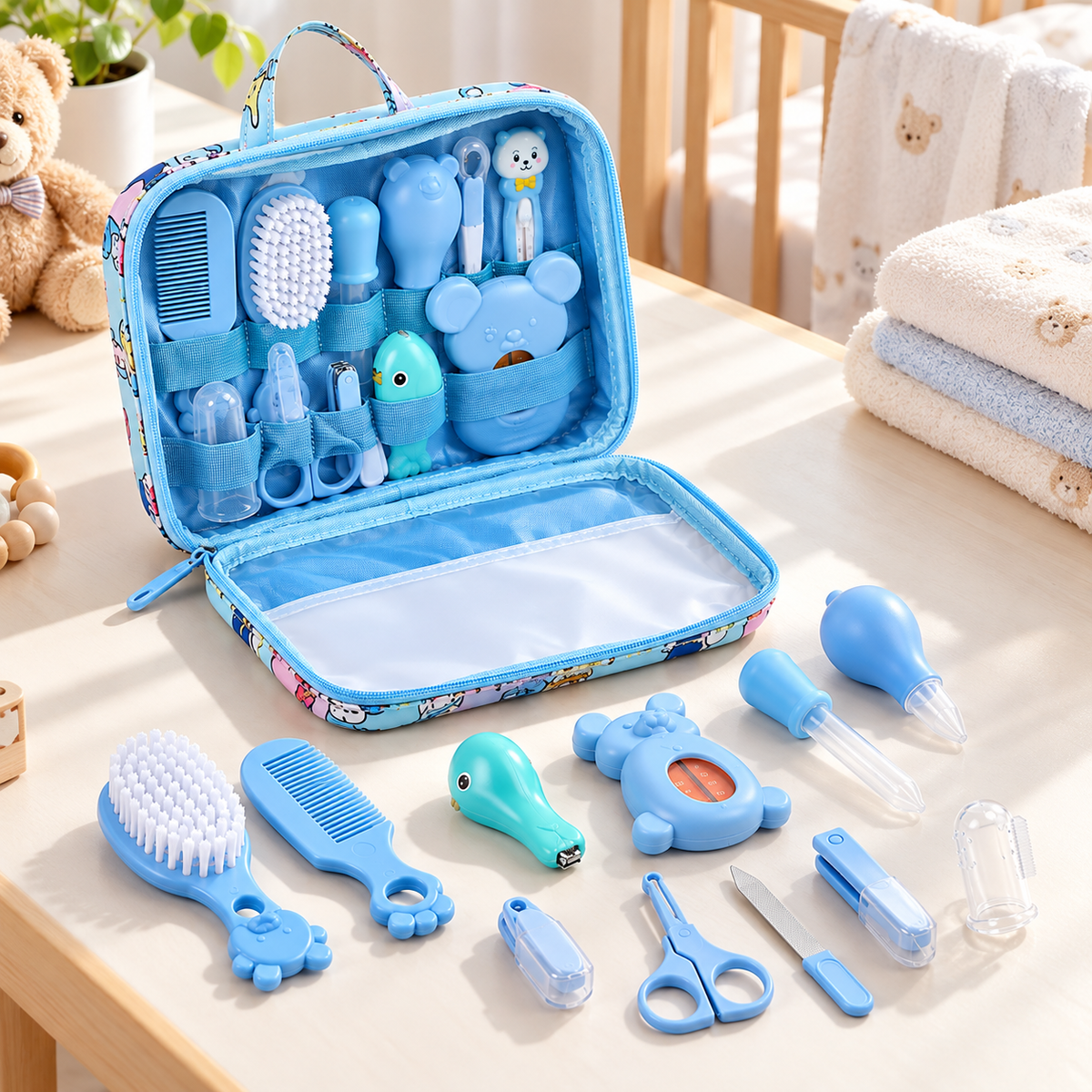 13-Piece Baby Grooming & Care Kit — Lifestyle