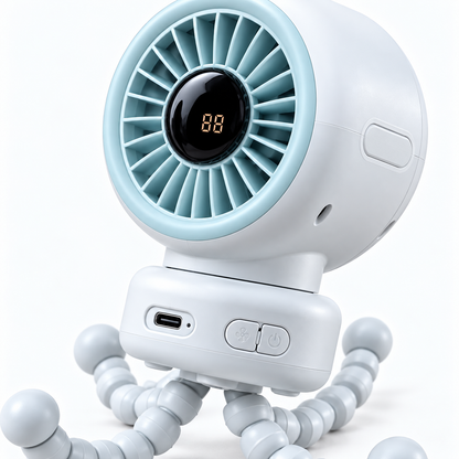 Rechargeable Oscillating Stroller Fan — Product detail
