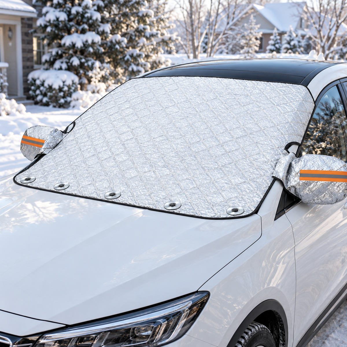 Windshield Snow, Frost & Sun Cover — Lifestyle