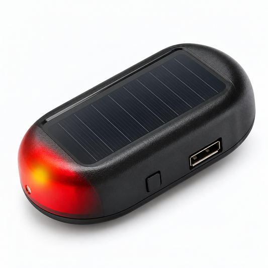 Solar-Powered Car Dashboard Indicator Device — Alternate view