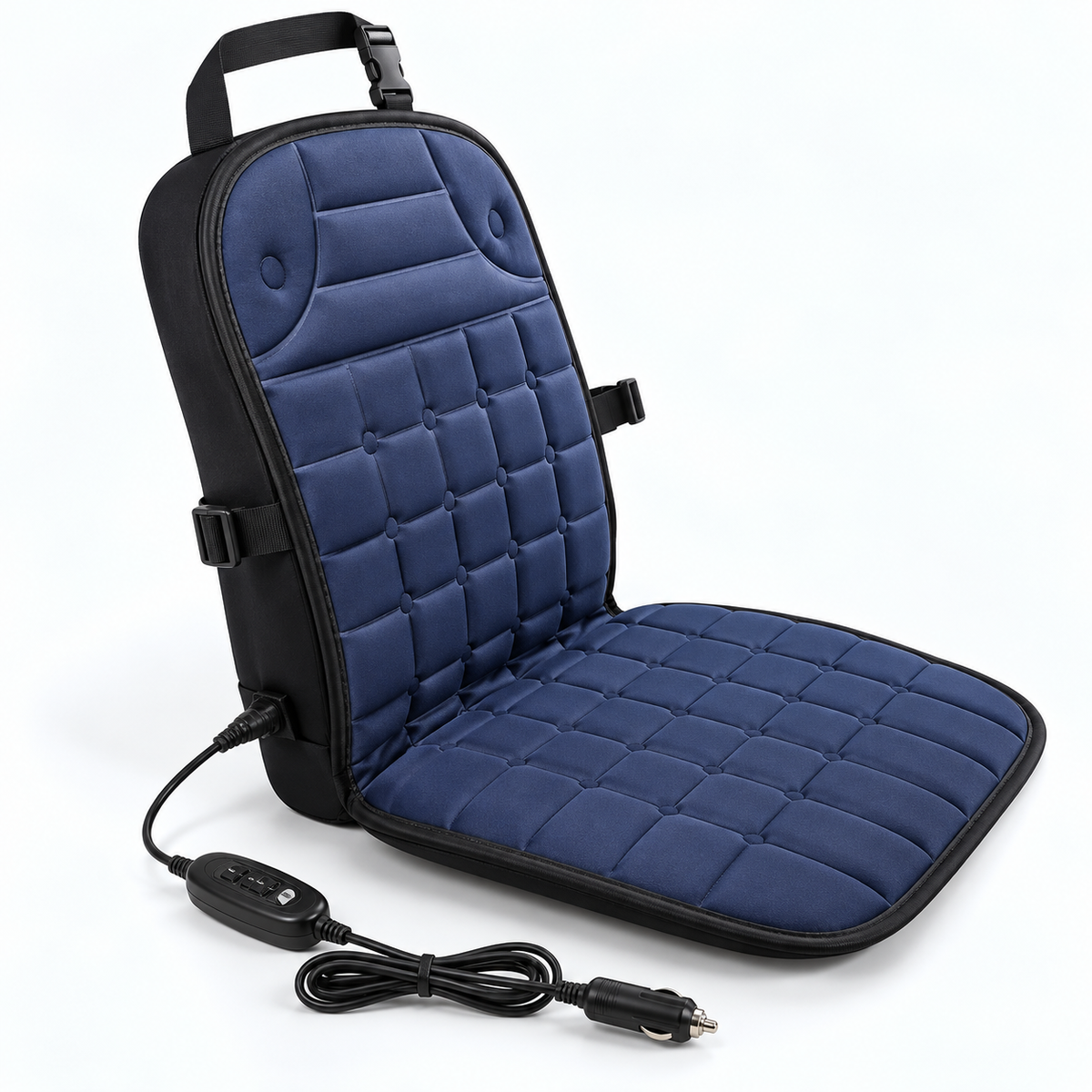 Fast-Heated Adjustable Car Seat Cushion — Alternate view