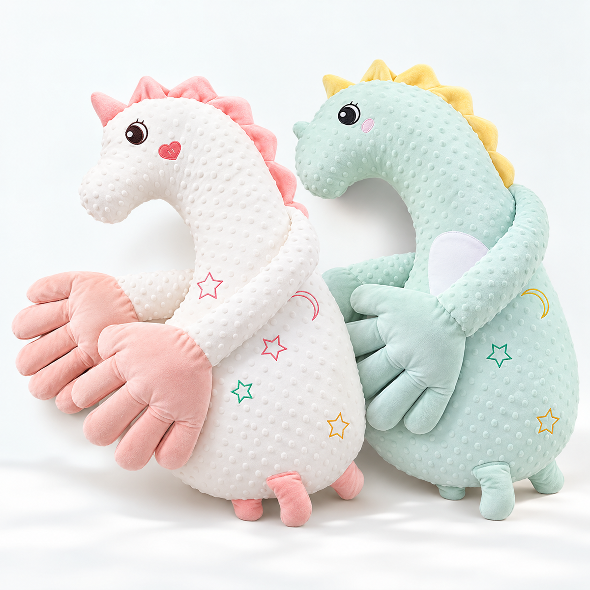 Baby Soothing Patting Pillow — Variants and scale