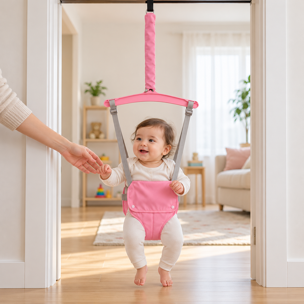 Multifunctional Baby Jumper & Swing — lifestyle view
