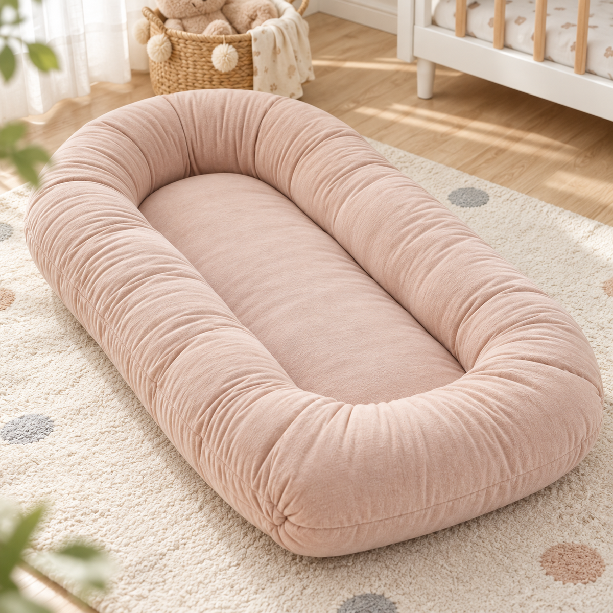 Newborn Comfort Crib & Baby Nest — lifestyle view