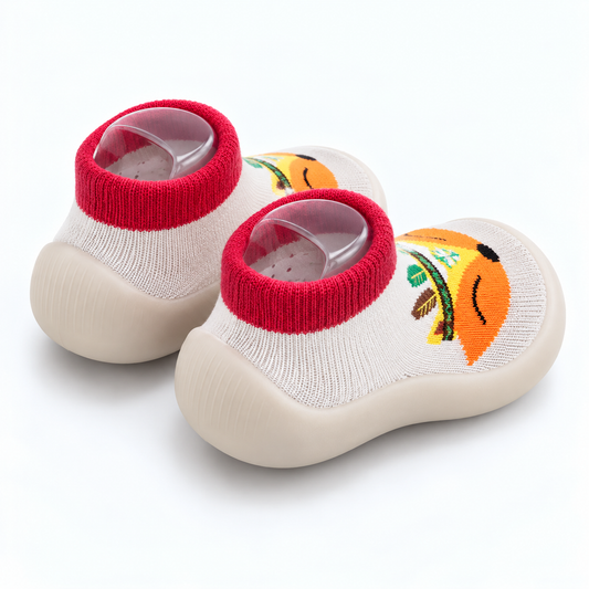 Breathable Cotton Baby Sock Shoes — alternate view