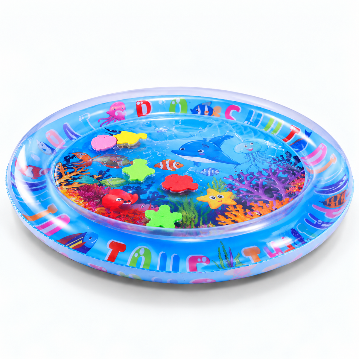 Inflatable Baby Tummy-Time Water Mat — alternate view
