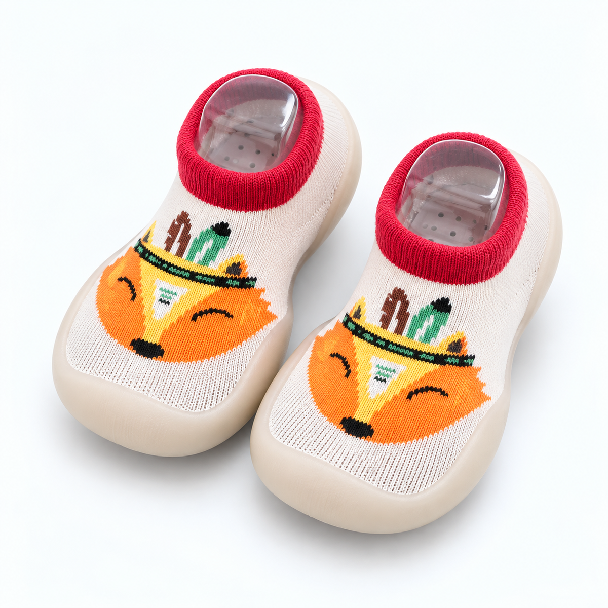 Soft-Knit Baby Sock Shoes — hero view