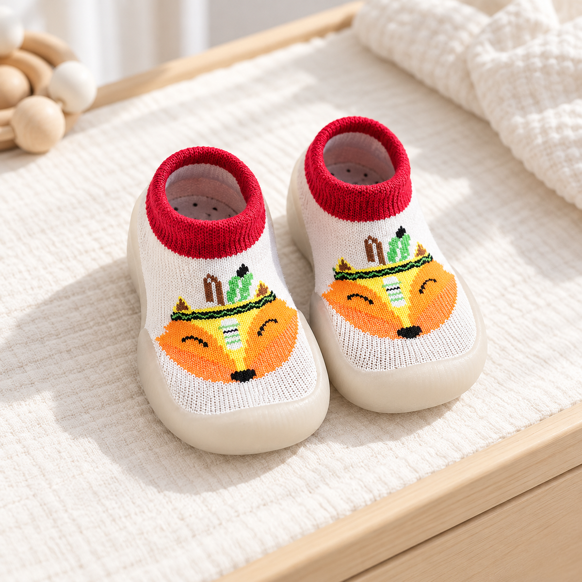 Soft-Knit Baby Sock Shoes — lifestyle view