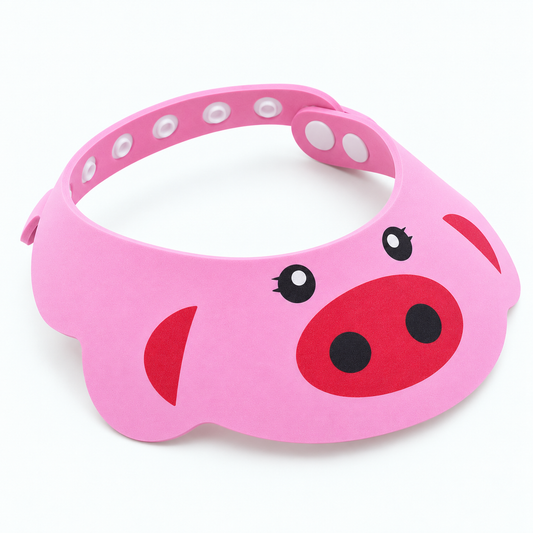 Adjustable Cartoon Baby Shampoo Cap — alternate view