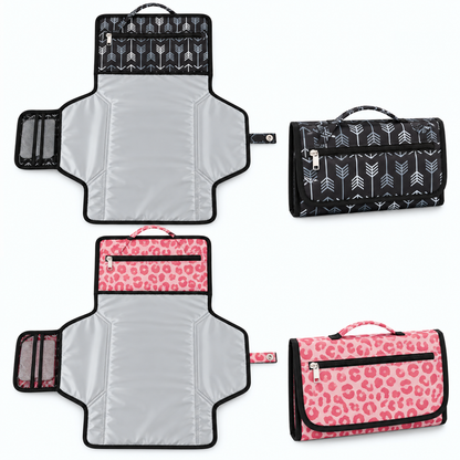 Portable Foldable Diaper Changing Mat — variants and scale