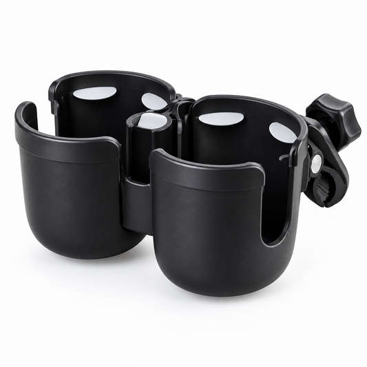 Dual Baby Stroller Cup Holder — hero view