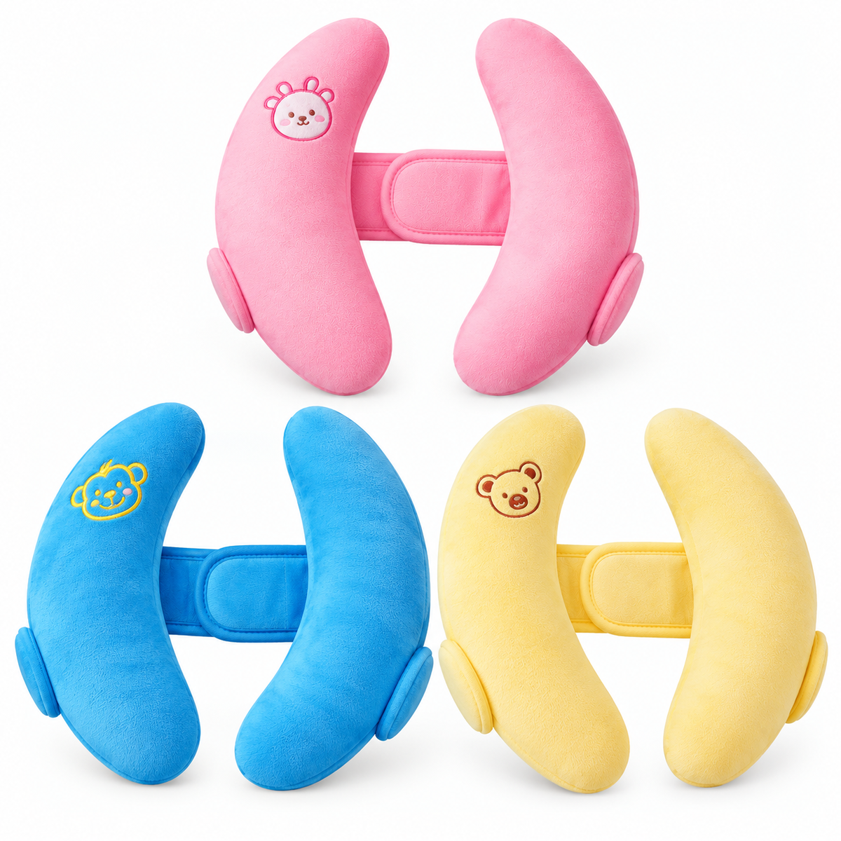 Baby Head & Neck Support Pillow — variants and scale