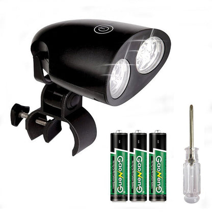 Dual-Head Clip-On Grill Light
