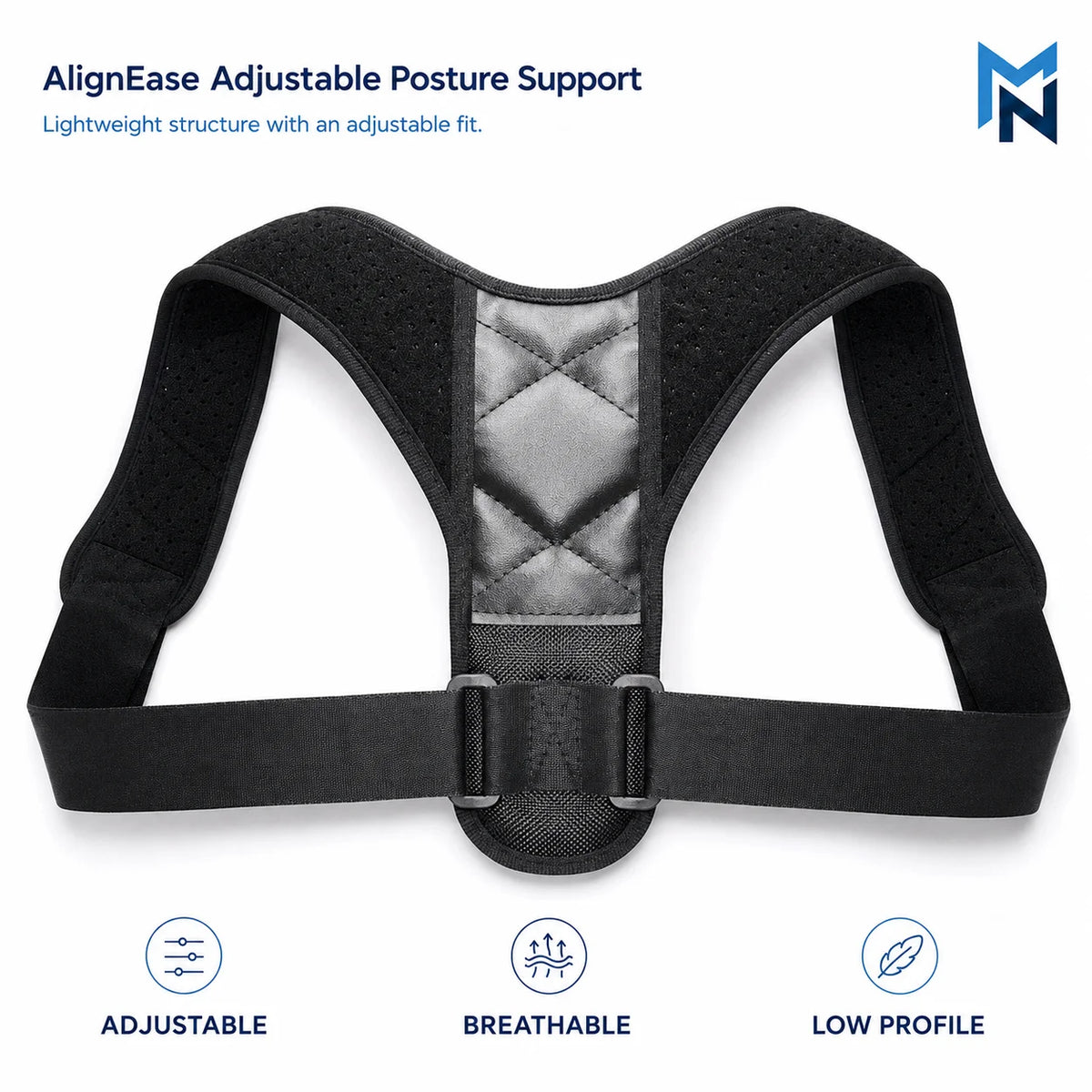 AlignEase Adjustable Posture Support