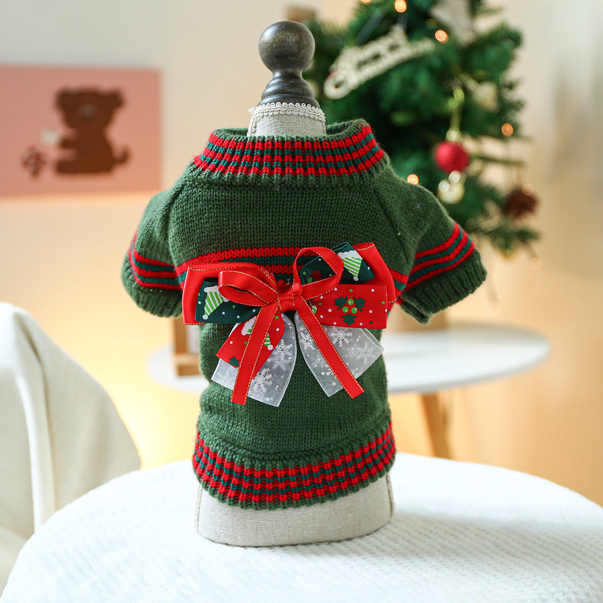 Seasonal Knit Pet Sweater