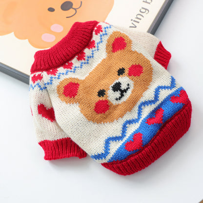 Seasonal Knit Pet Sweater