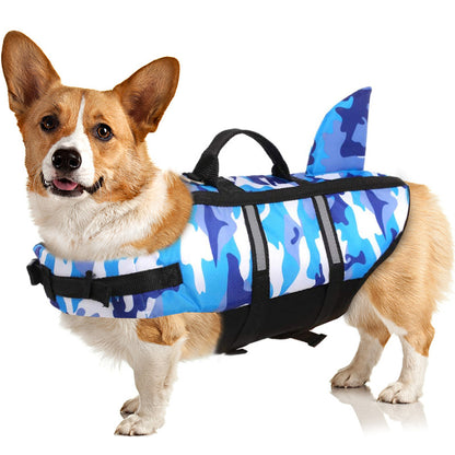 Shark Fin Camouflage Dog Life Jacket
