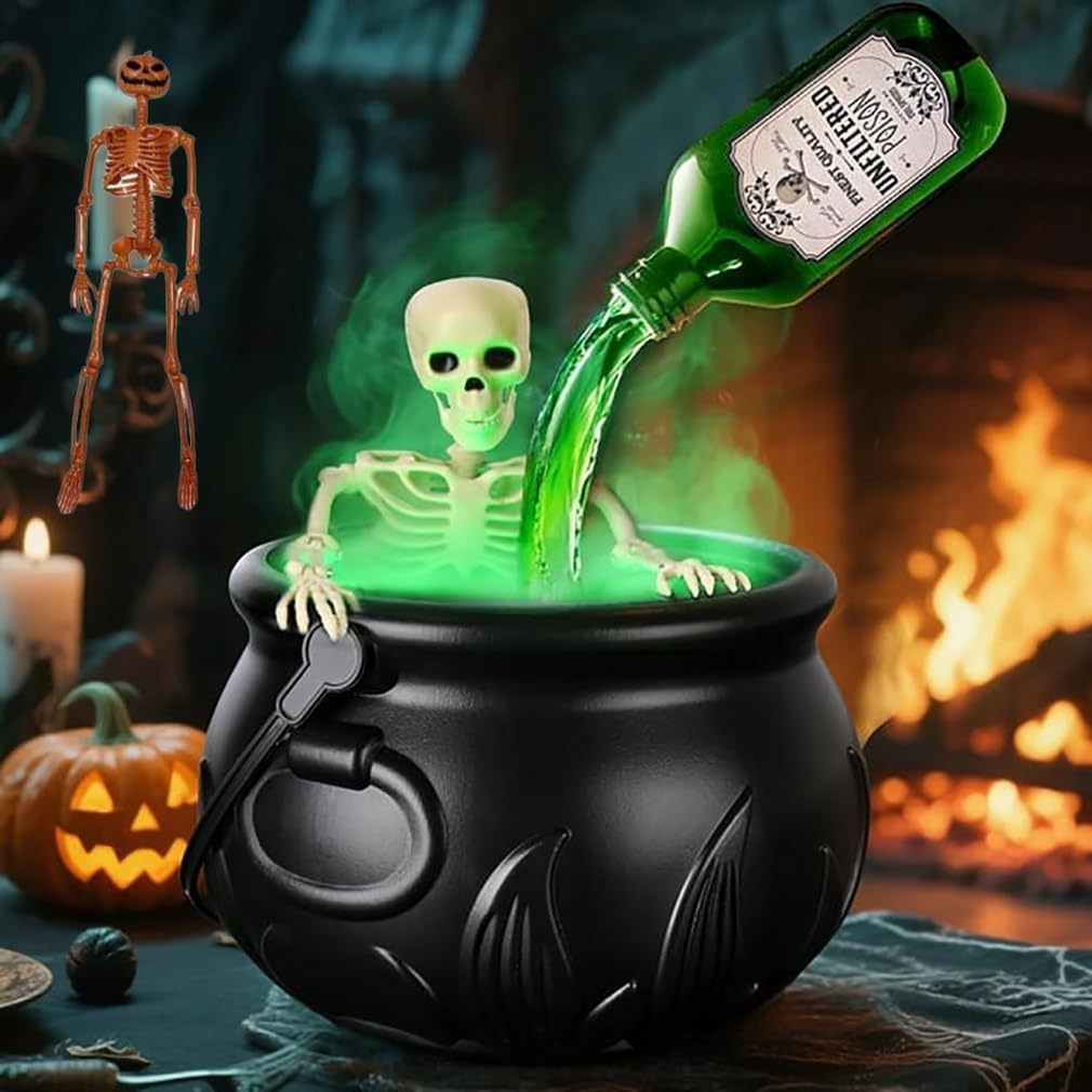 Mist-Glow Halloween Cauldron - additional product photo