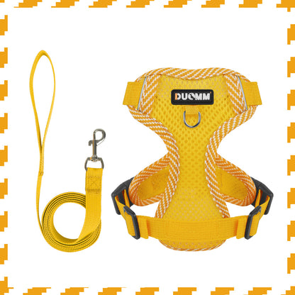 Reflective Mesh Pet Harness Set