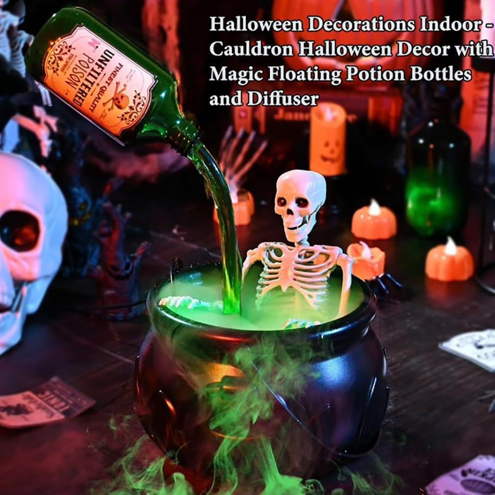 Mist-Glow Halloween Cauldron - additional product photo