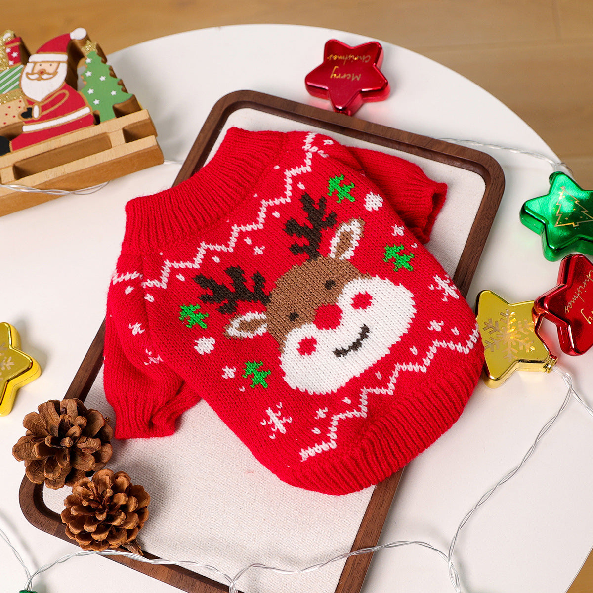 Seasonal Knit Pet Sweater