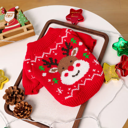 Seasonal Knit Pet Sweater