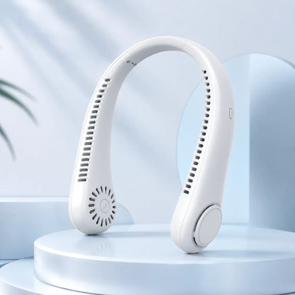 white neck fan