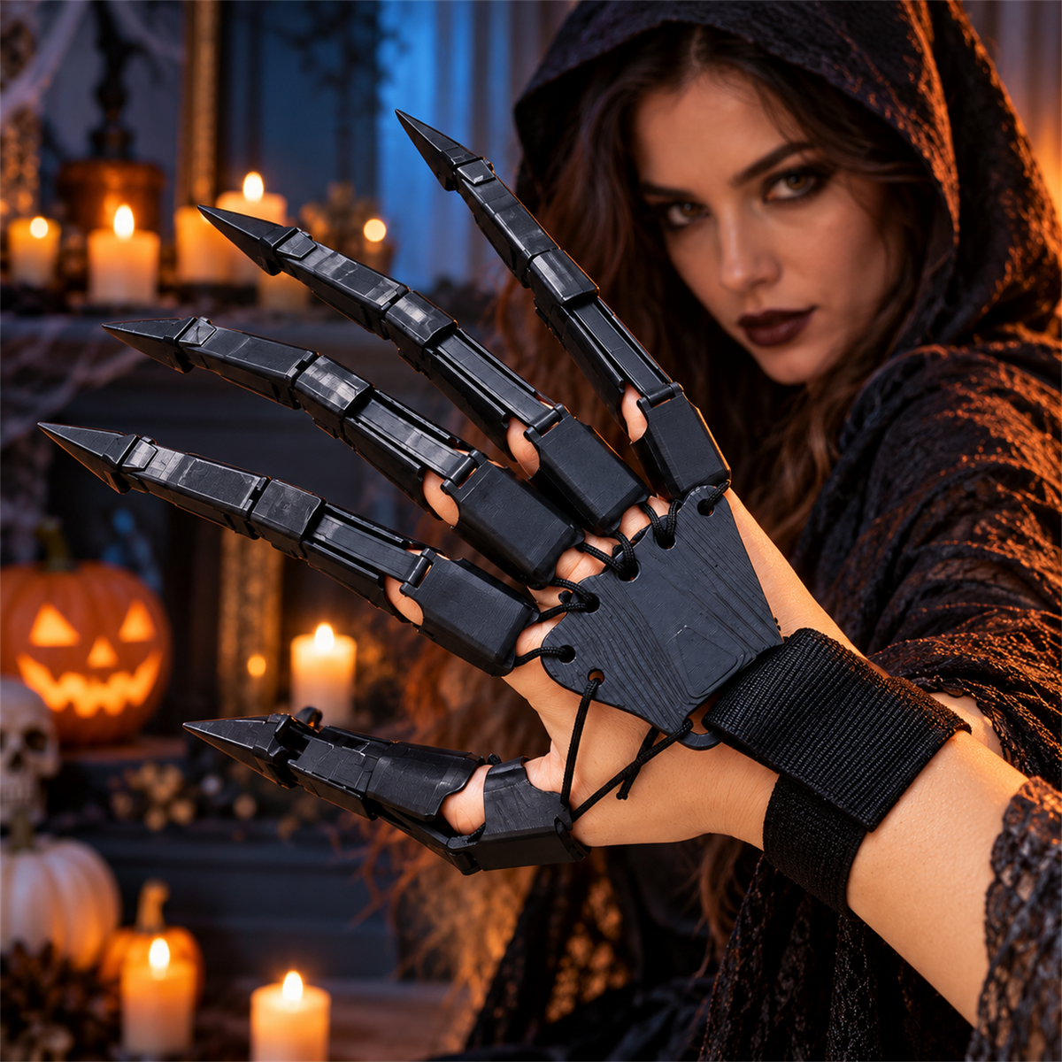 Articulated Skeleton Finger Props — feature overview