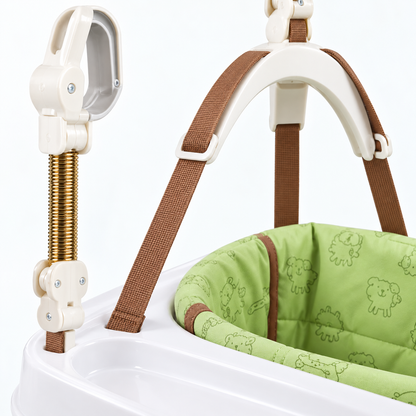 Baby Bouncing Activity Chair — suspension and clamp detail