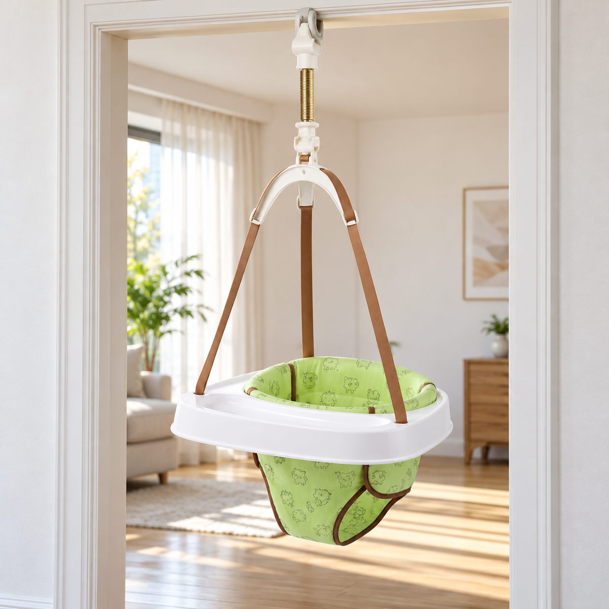 Baby Bouncing Activity Chair — installed lifestyle view