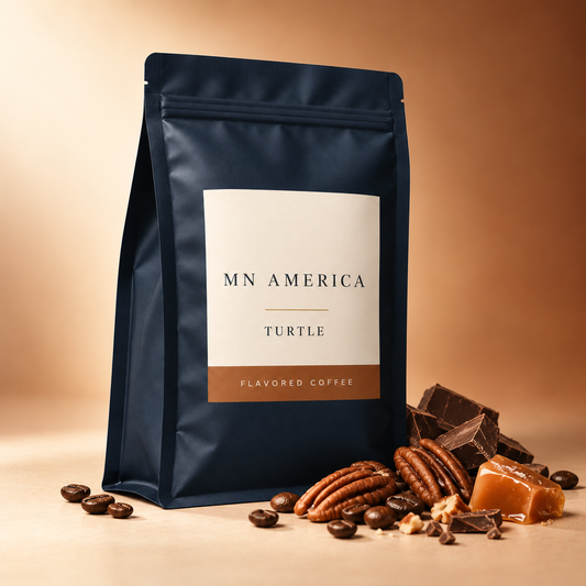 Turtle Caramel Chocolate Flavored Coffee