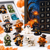 Halloween horror figure countdown calendar