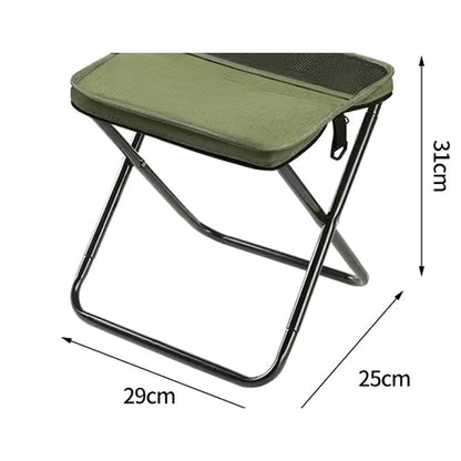 Foldable Camping Stool - Green - Large