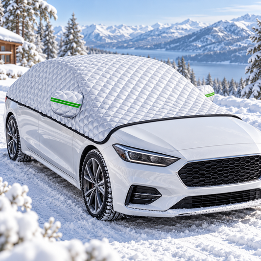 Extended Windshield Snow & Frost Cover — hero view