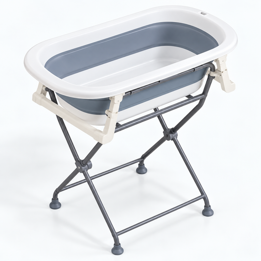 Foldable Raised Baby Bathtub — hero view