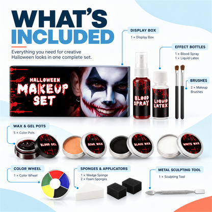 Halloween Face Paint Kit — lifestyle presentation