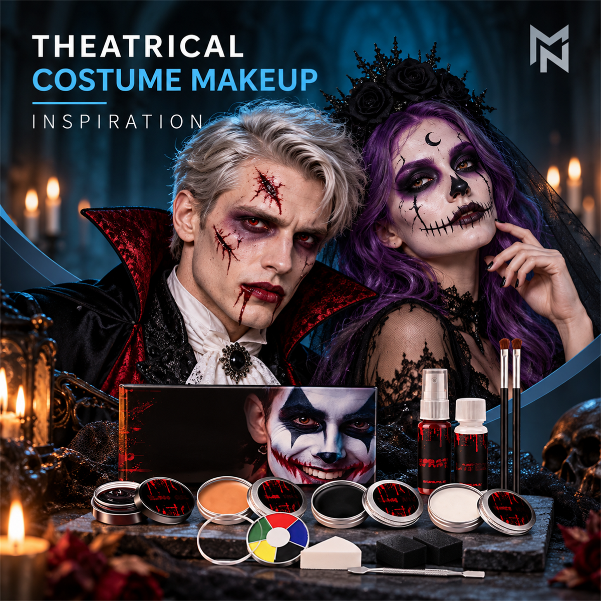 Halloween Face Paint Kit — detail view