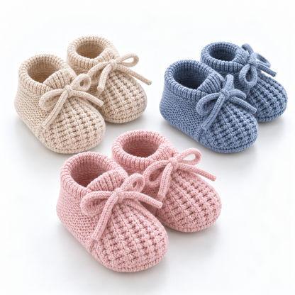 Handmade Baby Pre-Walker Sock Shoes — available colors