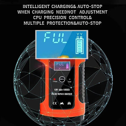 Intelligent charging and automatic stop display